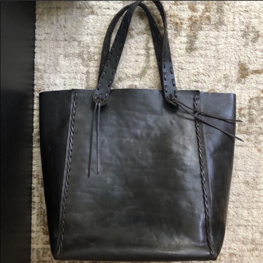 Valentino Vintage 100% Genuine Leather Tote Bag - Picture 1 of 8